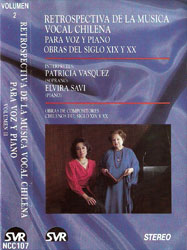 Retrospectiva de la Música Vocal Chilena para voz y piano